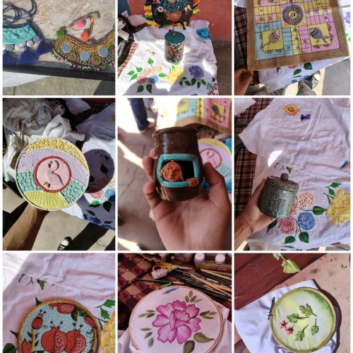  2026-02-12 A Two-day Workshop On Fabric Painting And Clay Art Was Organized